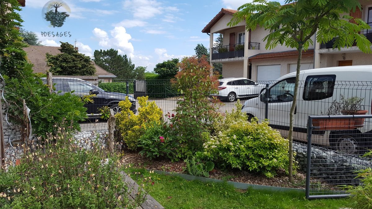 Entrée de jardin réaménagée